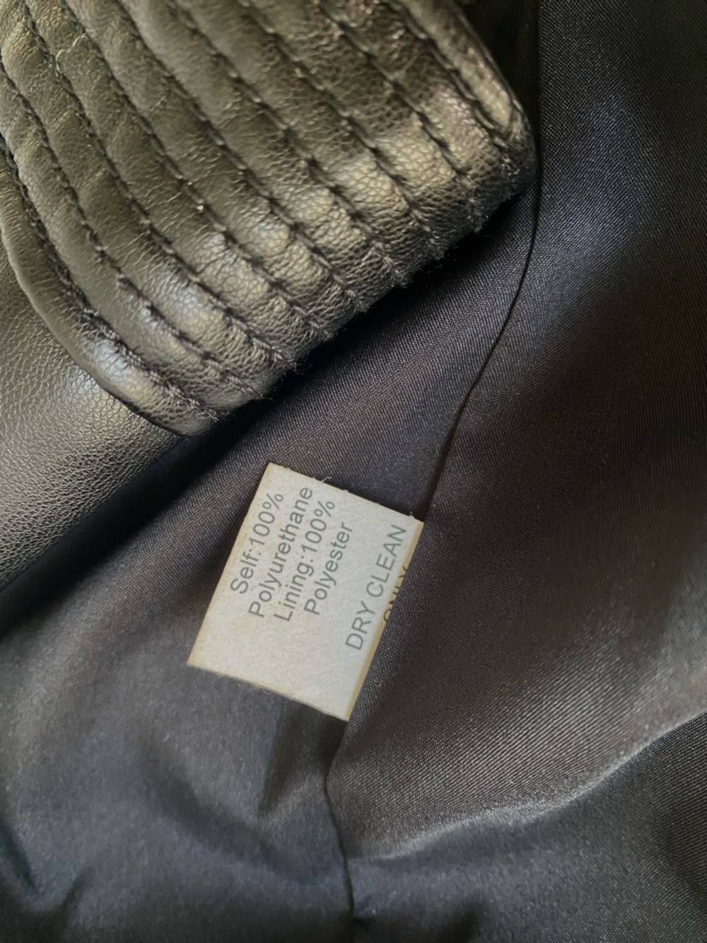 Bailey 44 NWT IRR Phoenix Black Vegan Leather Racer Jacket, Size M - Picture 11 of 11